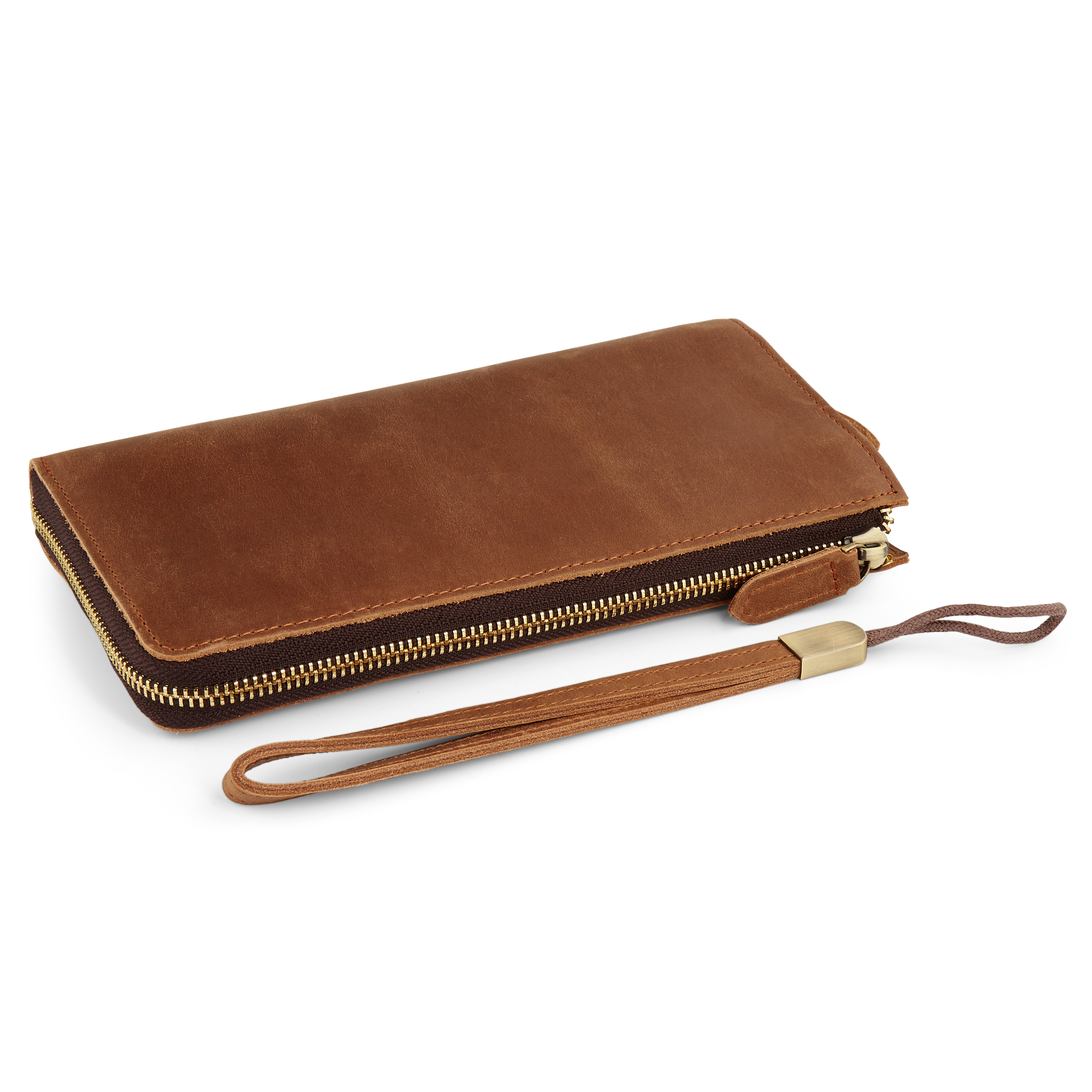 Pitkä kellanruskea lompakko - 4