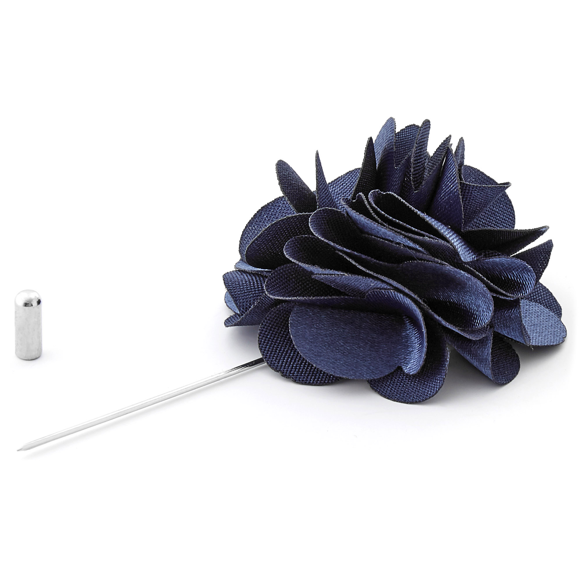 Luxurious Navy Lapel Flower - 2