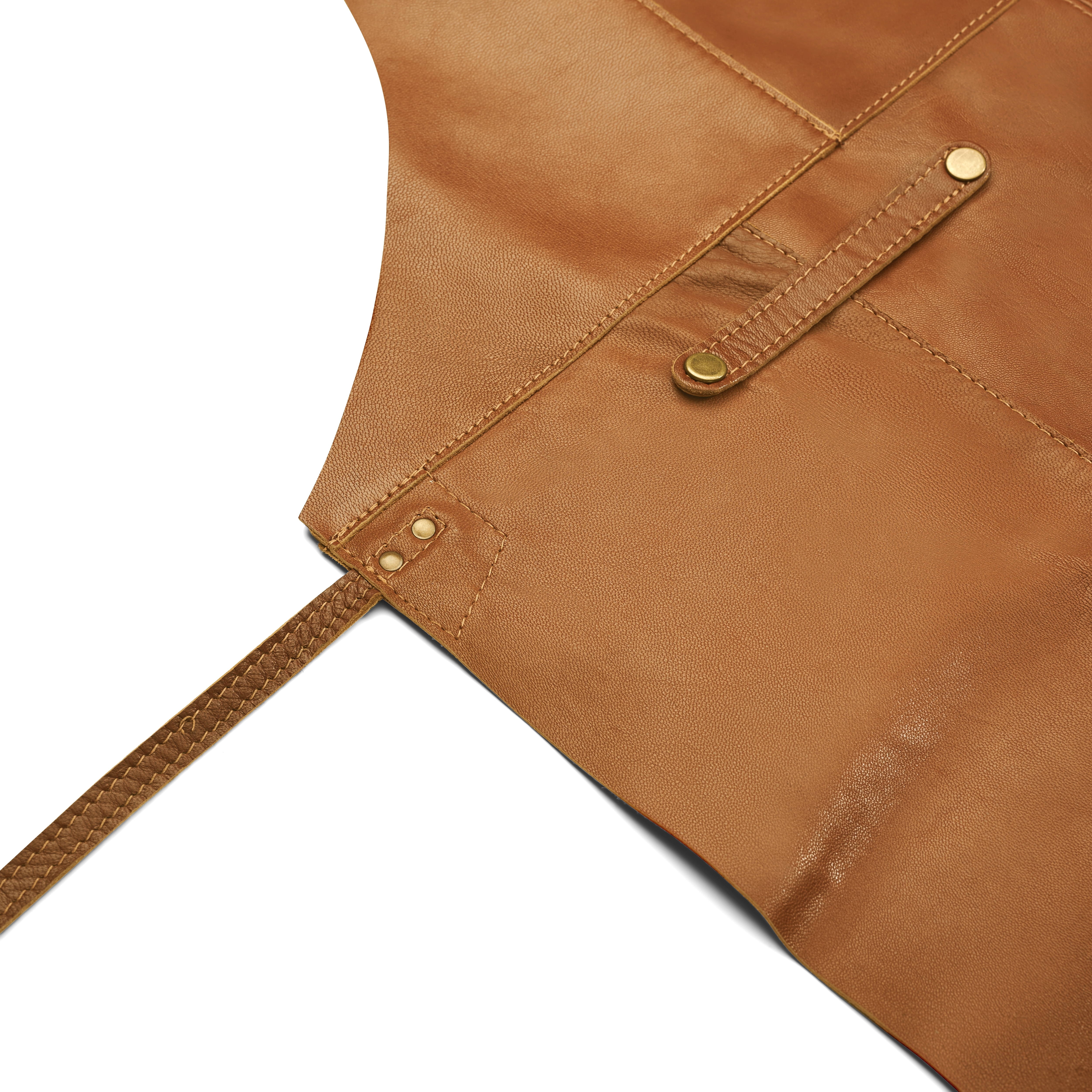 Apron | Cognac Goat Leather - 4