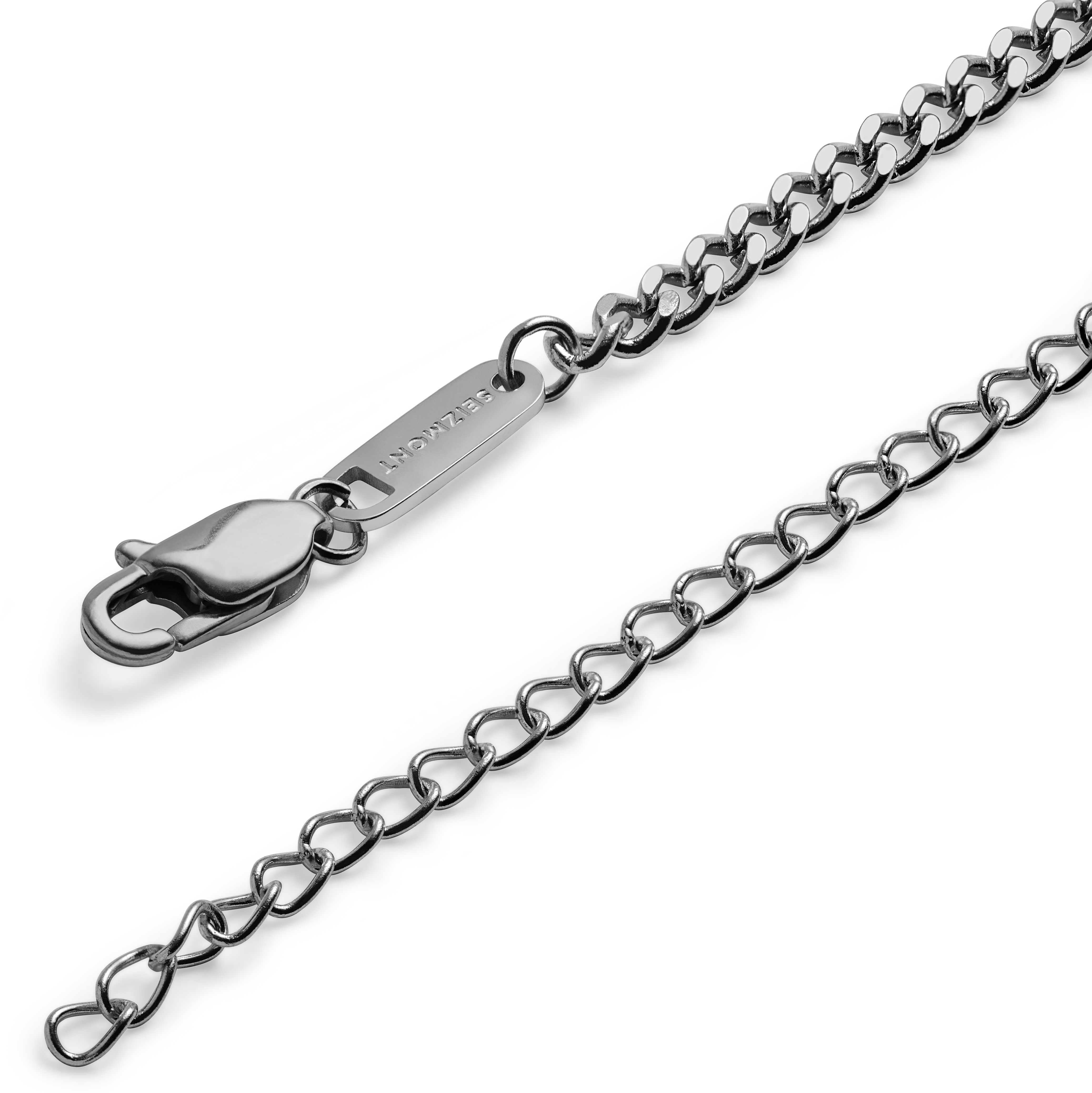 Ace | Collar con colgante de ficha de póquer de trébol plateado - 7