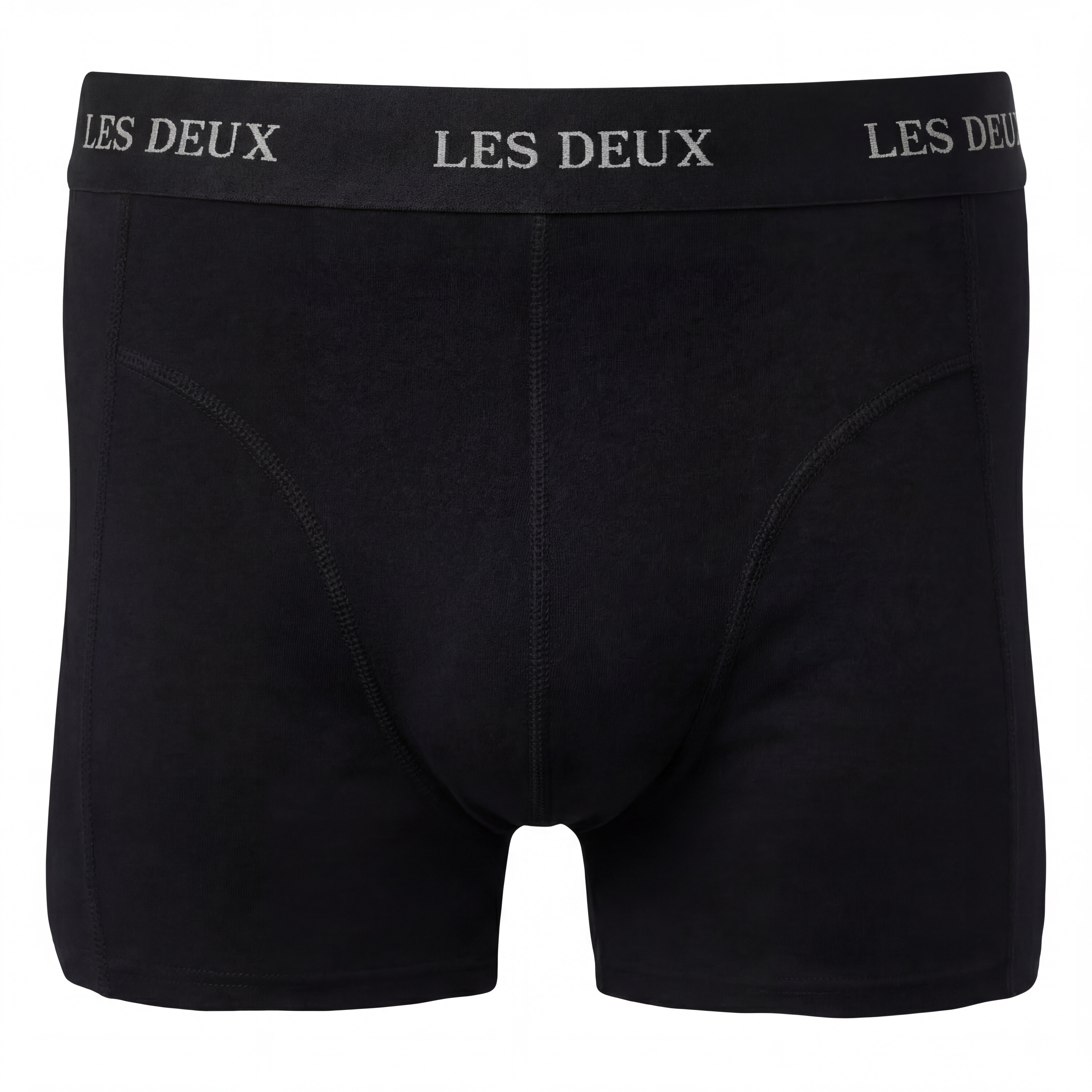 Les Deux | Schwarze Warren-Boxershorts – 2er-Pack - 3