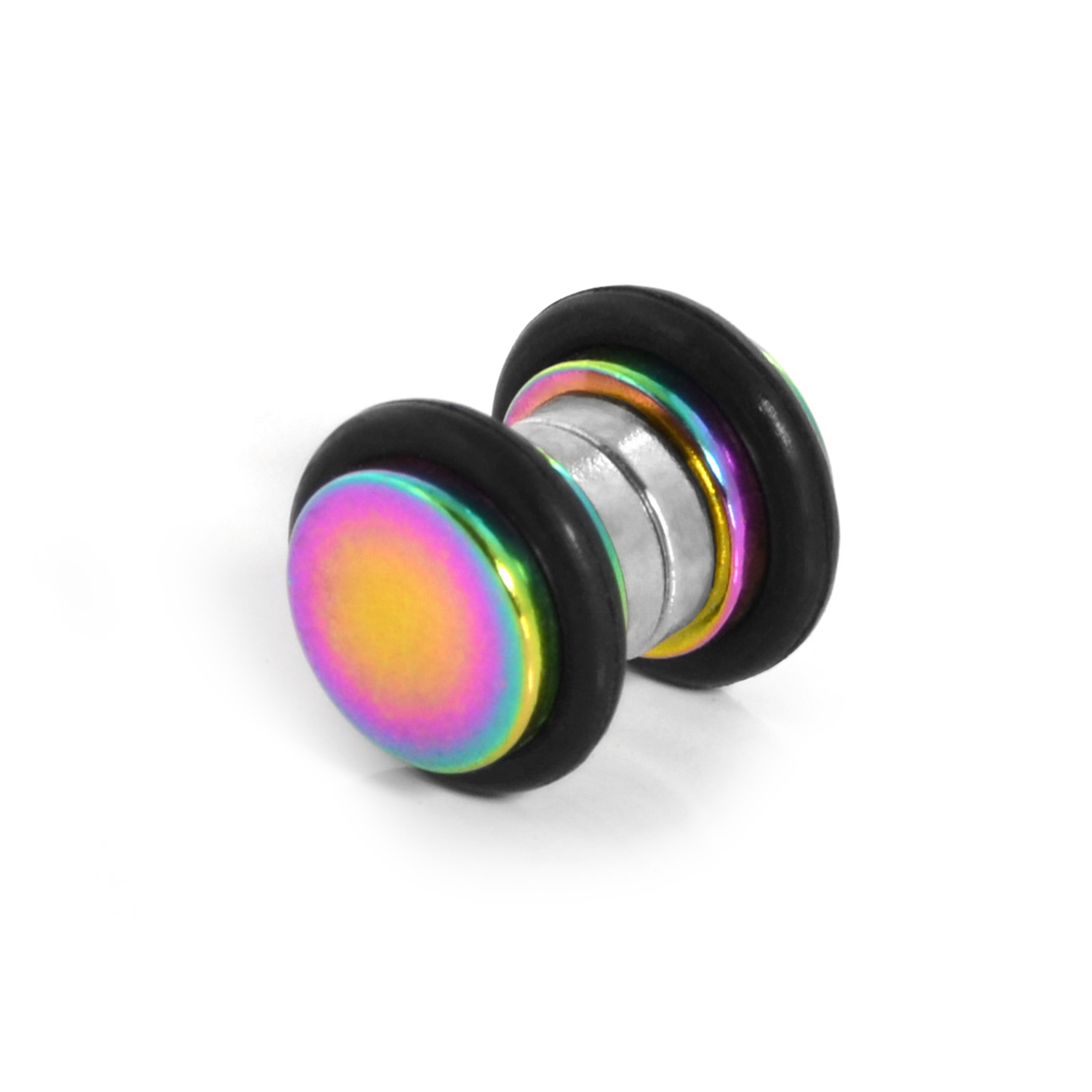 6mm Rainbow Magnetic Earring