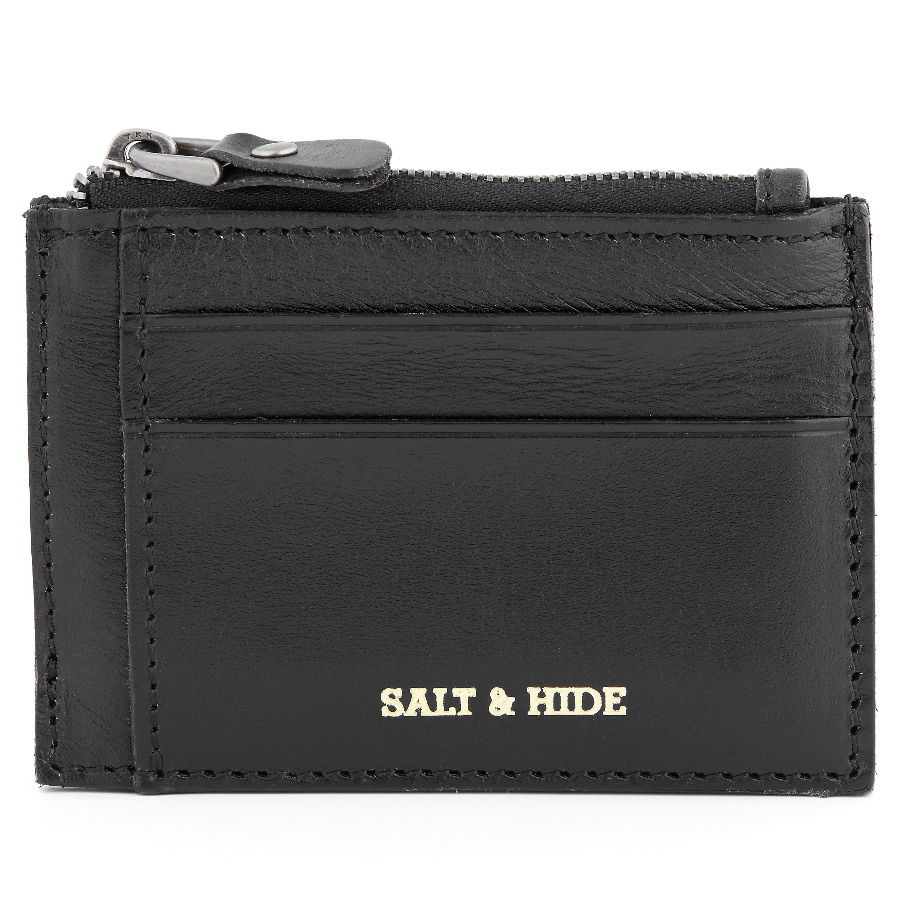 Czarny skórzany portfel Osias - 4