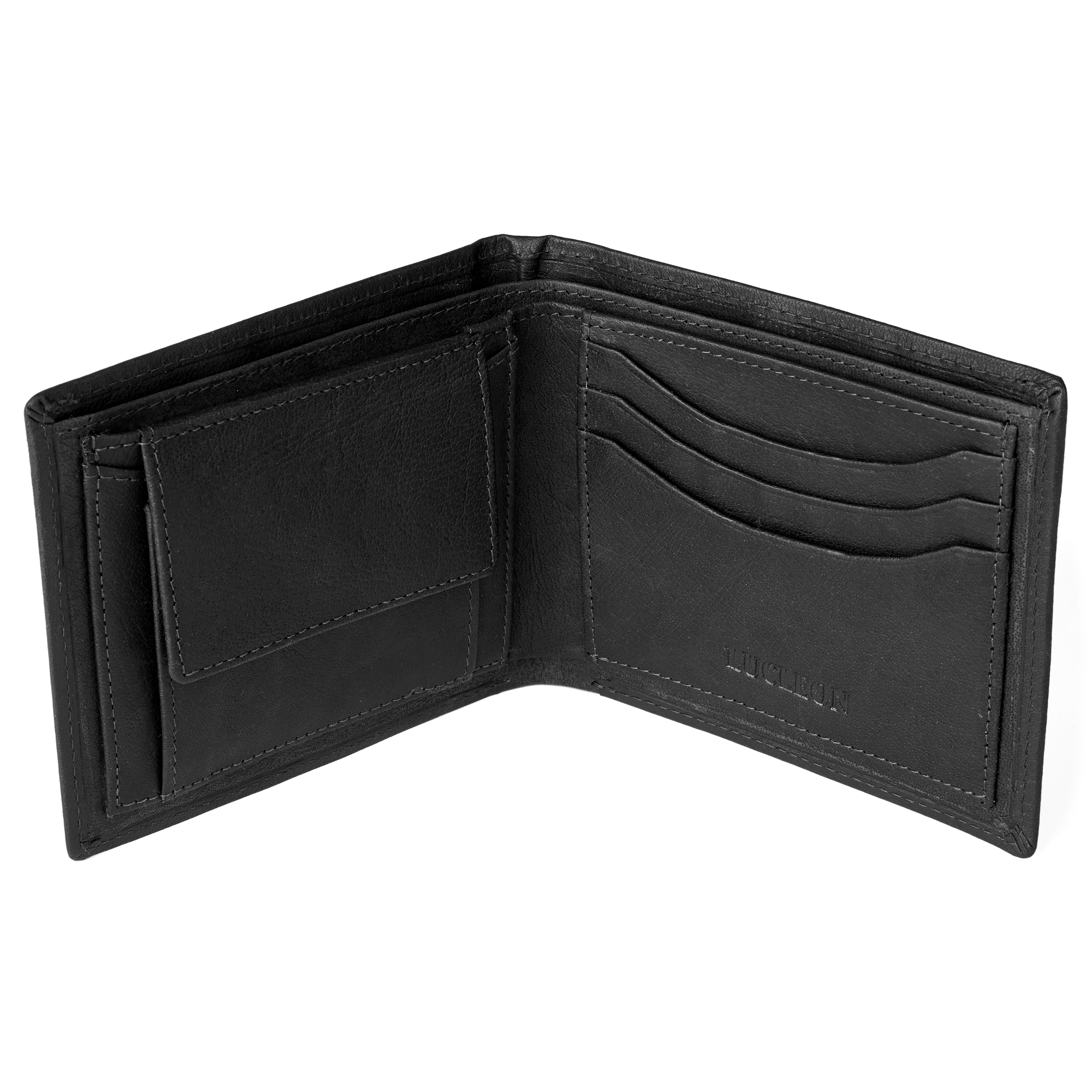 Oxford Classic Black Leather Wallet - 2