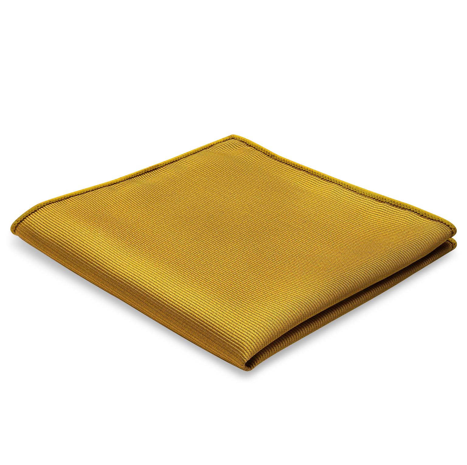 Gyldenbrun Grosgrain Lommeklud Gyldenbrun Grosgrain Lommeklud