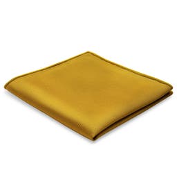 Pañuelo de bolsillo de grogrén marrón dorado