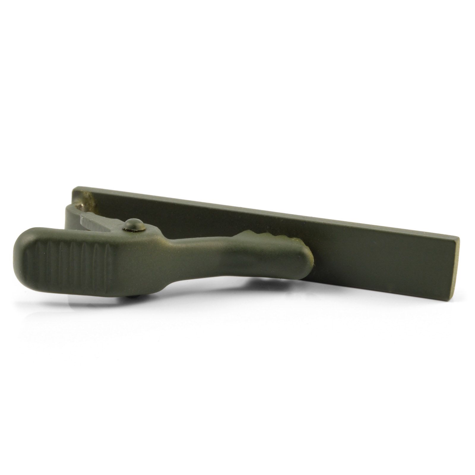 Kurze armeegrüne Krawattenklammer - 4