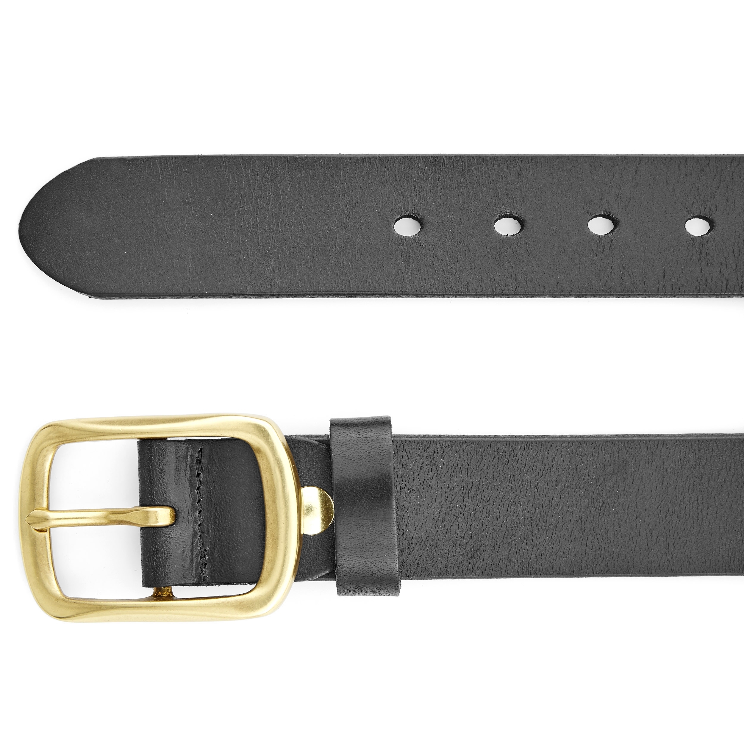 Musta nahkavyö kultaisella soljella - 2