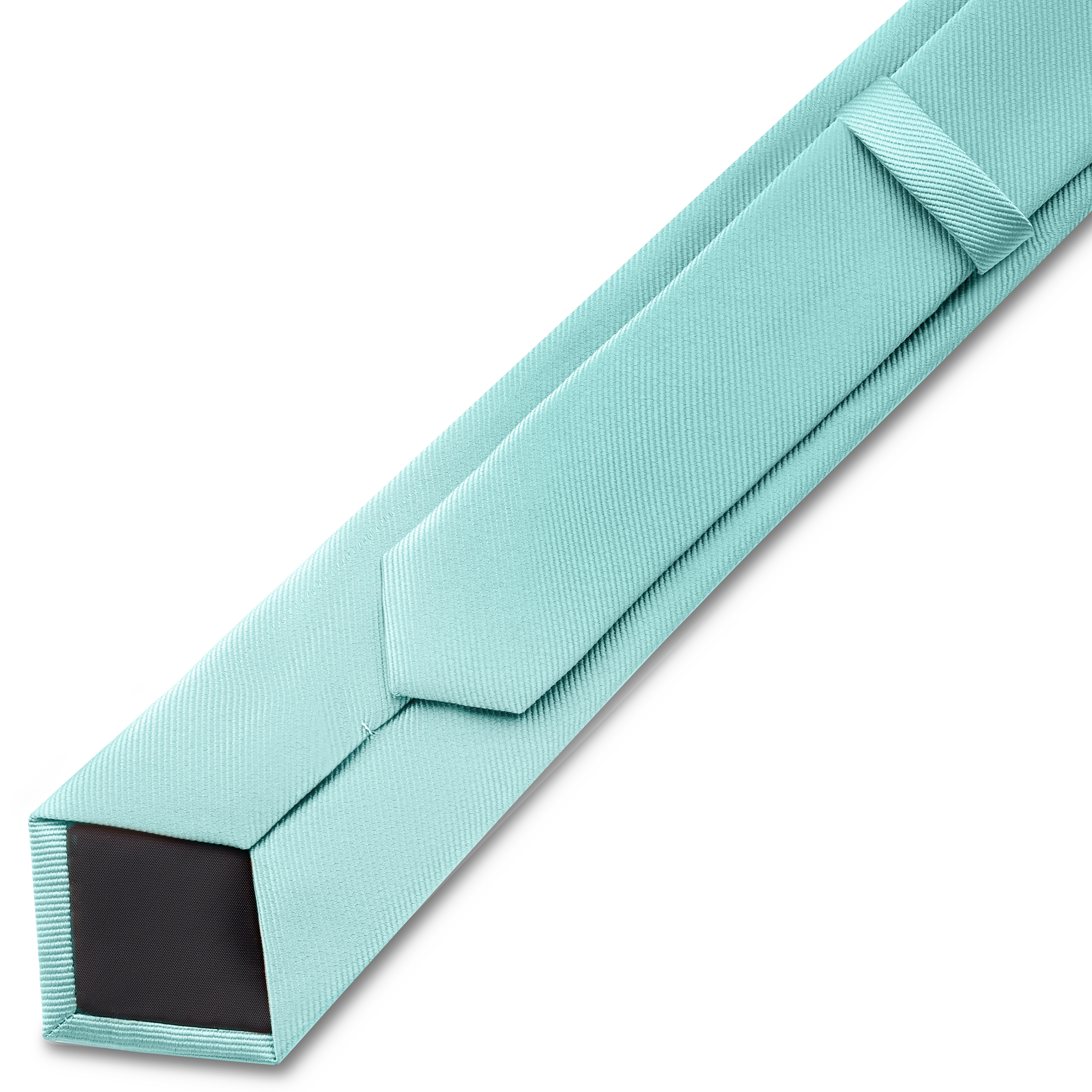 Cravate en gros-grain bleu marine de 8 cm - 2