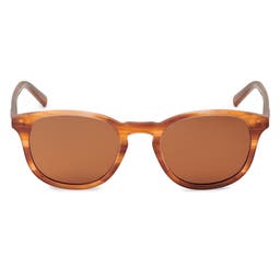 Brązowo-brązowe spolaryzowane okulary przeciwsłoneczne Warrick Thea
