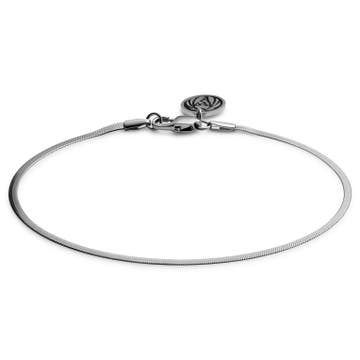 Essentials | 2 mm Silver-Tone Herringbone Chain Bracelet Essentials | 2 mm Silver-Tone Herringbone Chain Bracelet