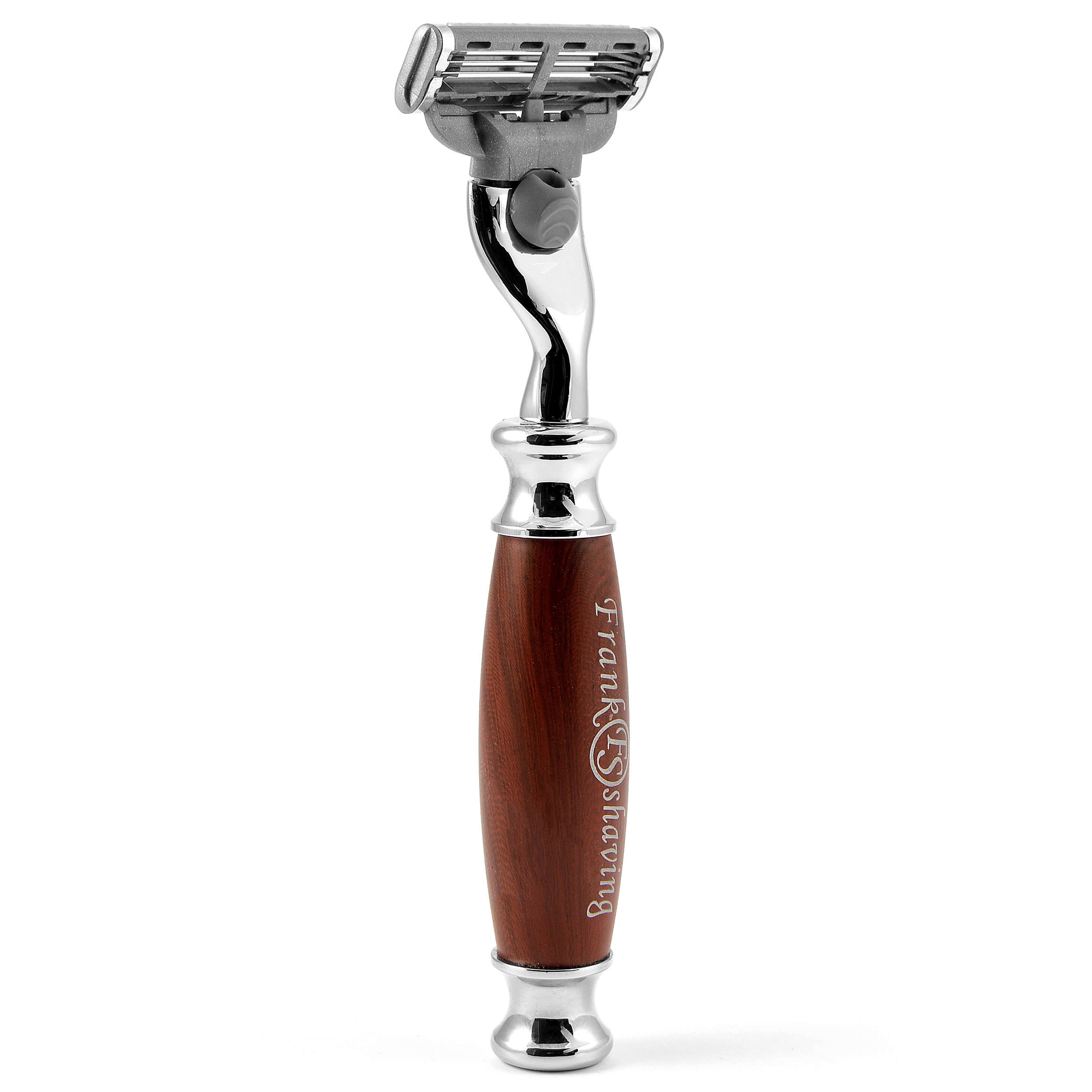 Brown Wooden Razor | In stock! | Frank Shaving