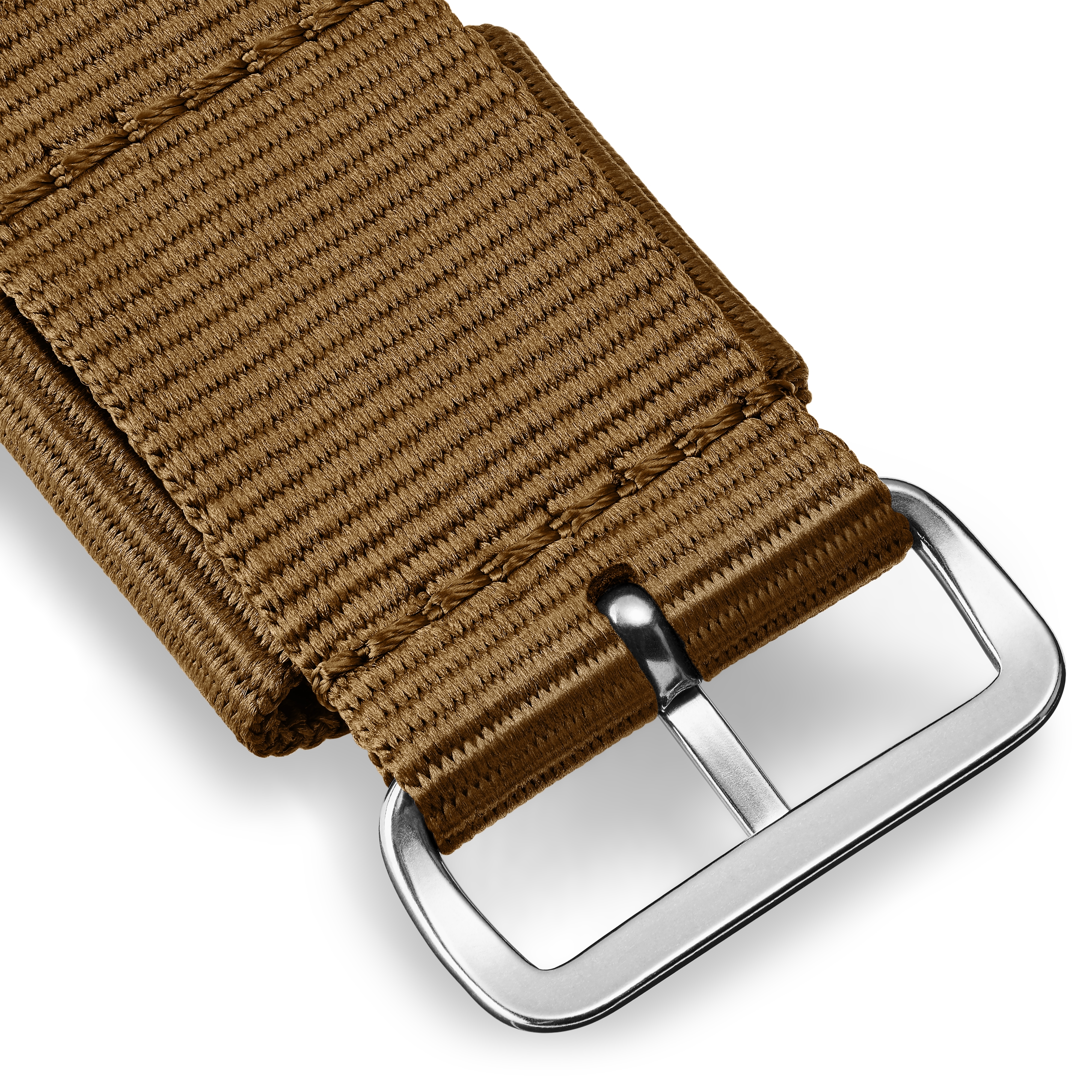 Ryka | 20 mm Brown Nylon Watch Strap - 4