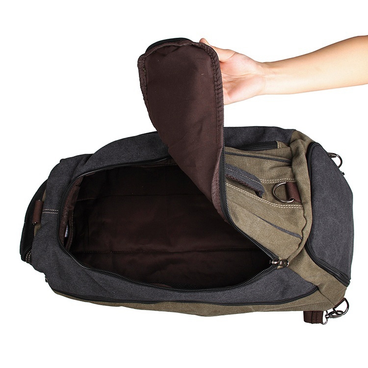 Monikäyttöinen sininen nahkalaukku - 6