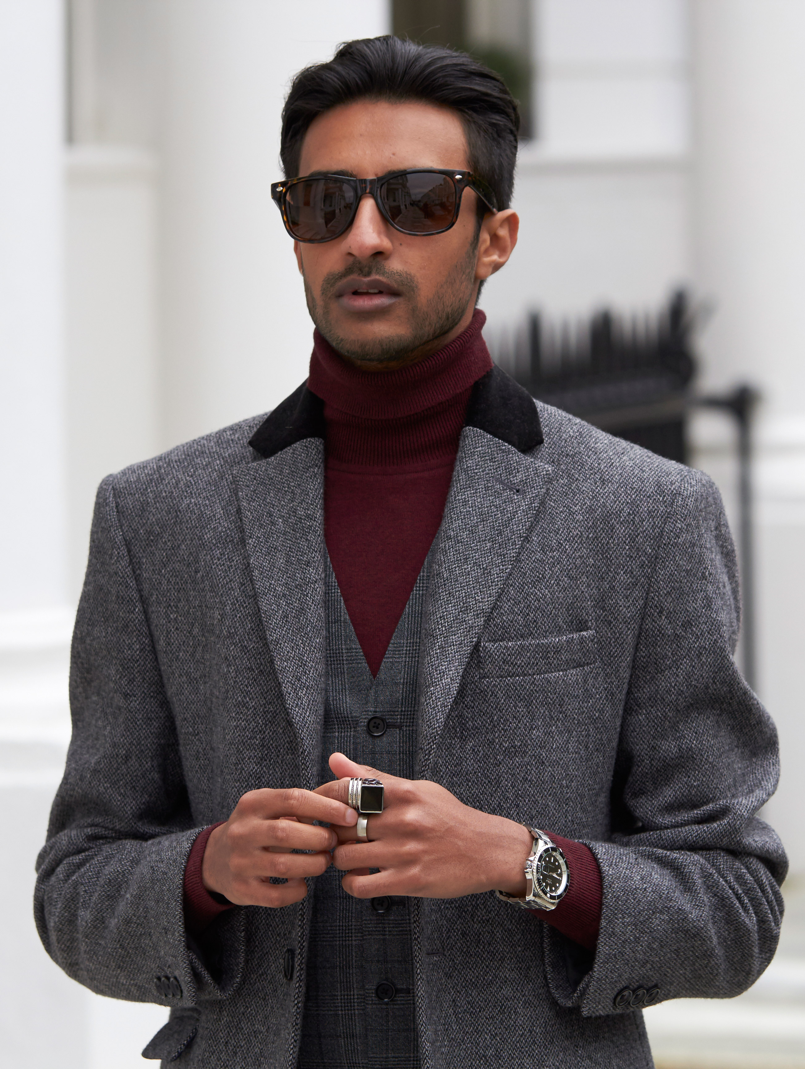 Titanring mit doppeltem Draht-Detail - 6