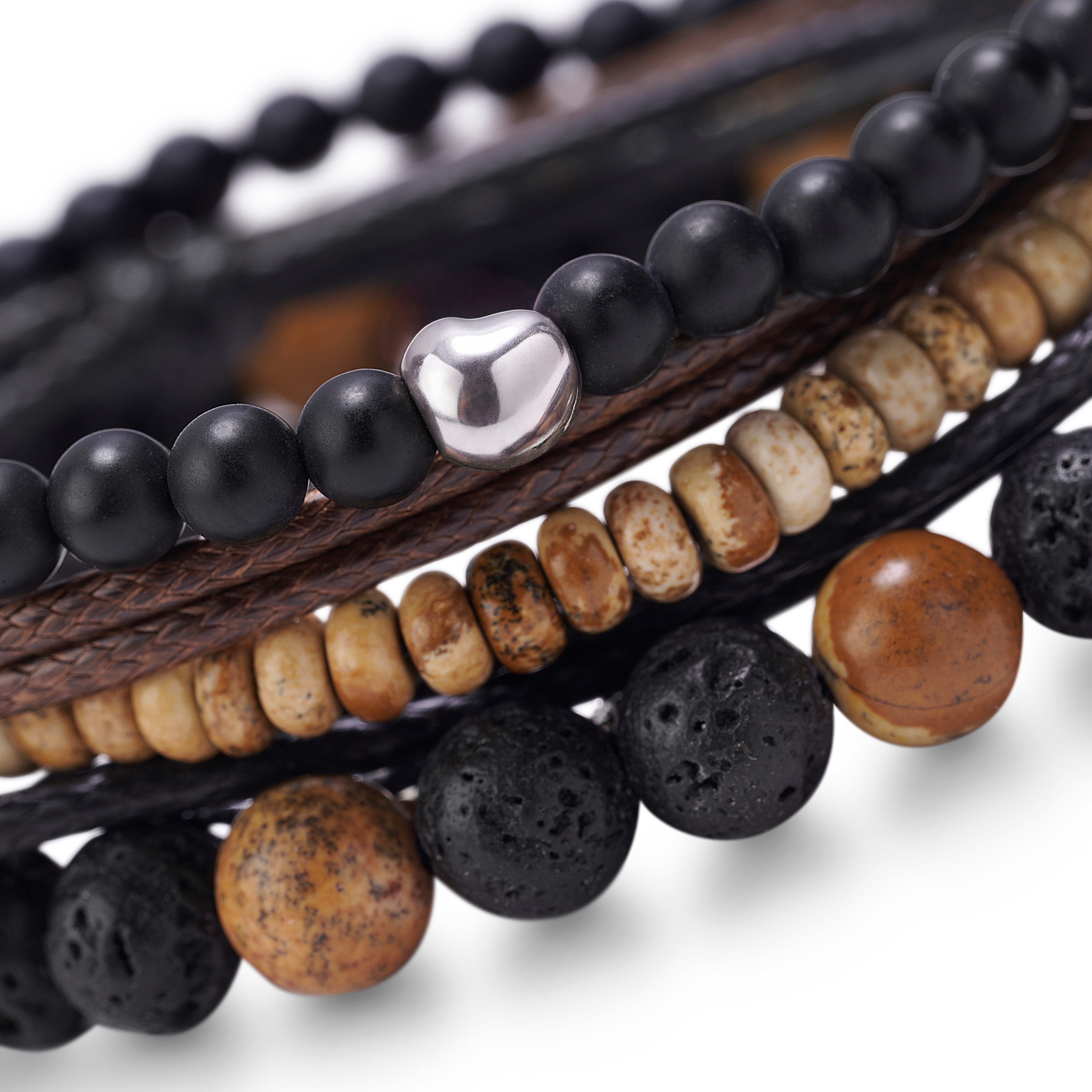 Amalfi | Pack de 5 pulseras Calm Mix  - 3