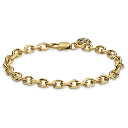 Essentials | 6 mm Gold-Tone Cable Chain Bracelet