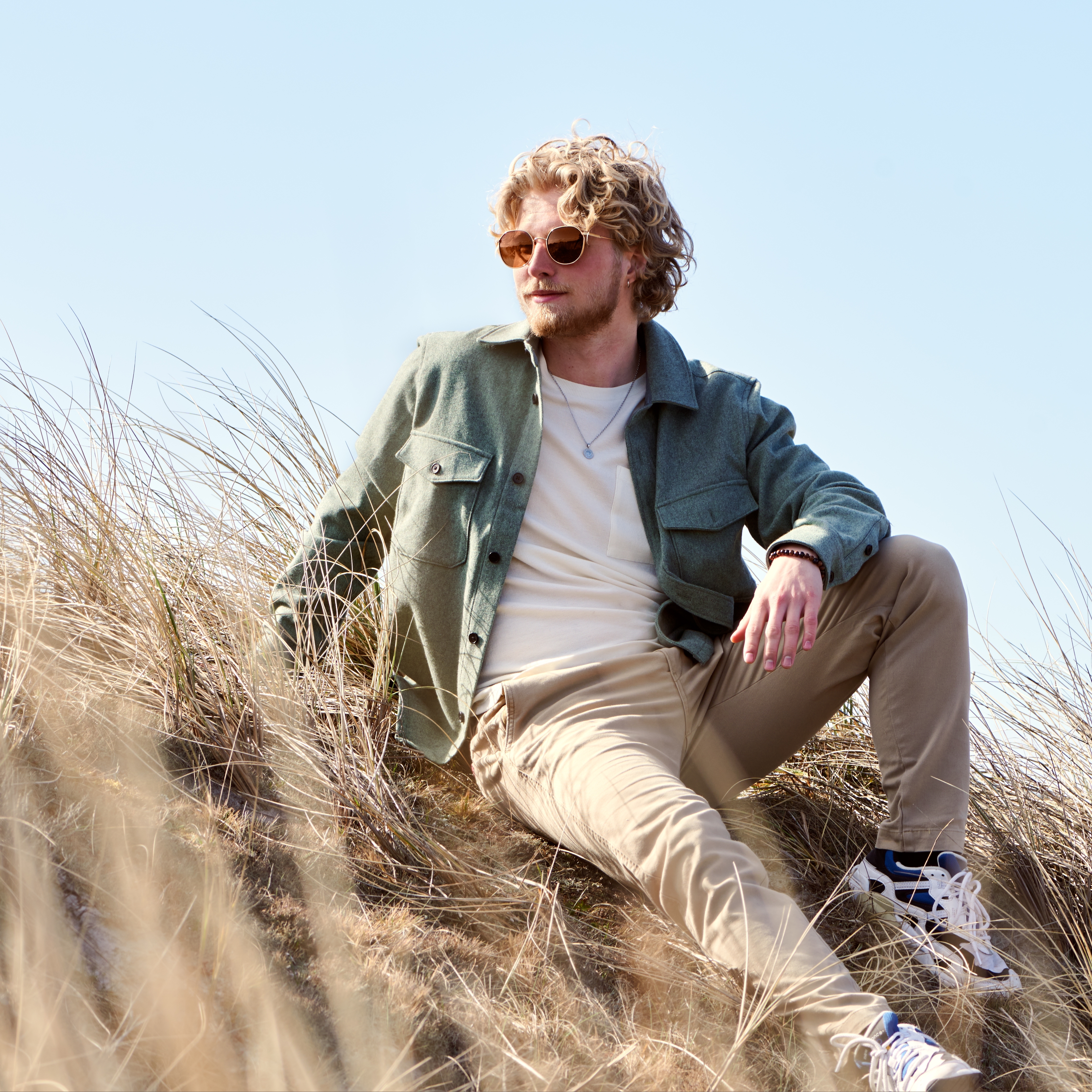 Willem Thea Solbriller i Guldfarve & Brun - 6