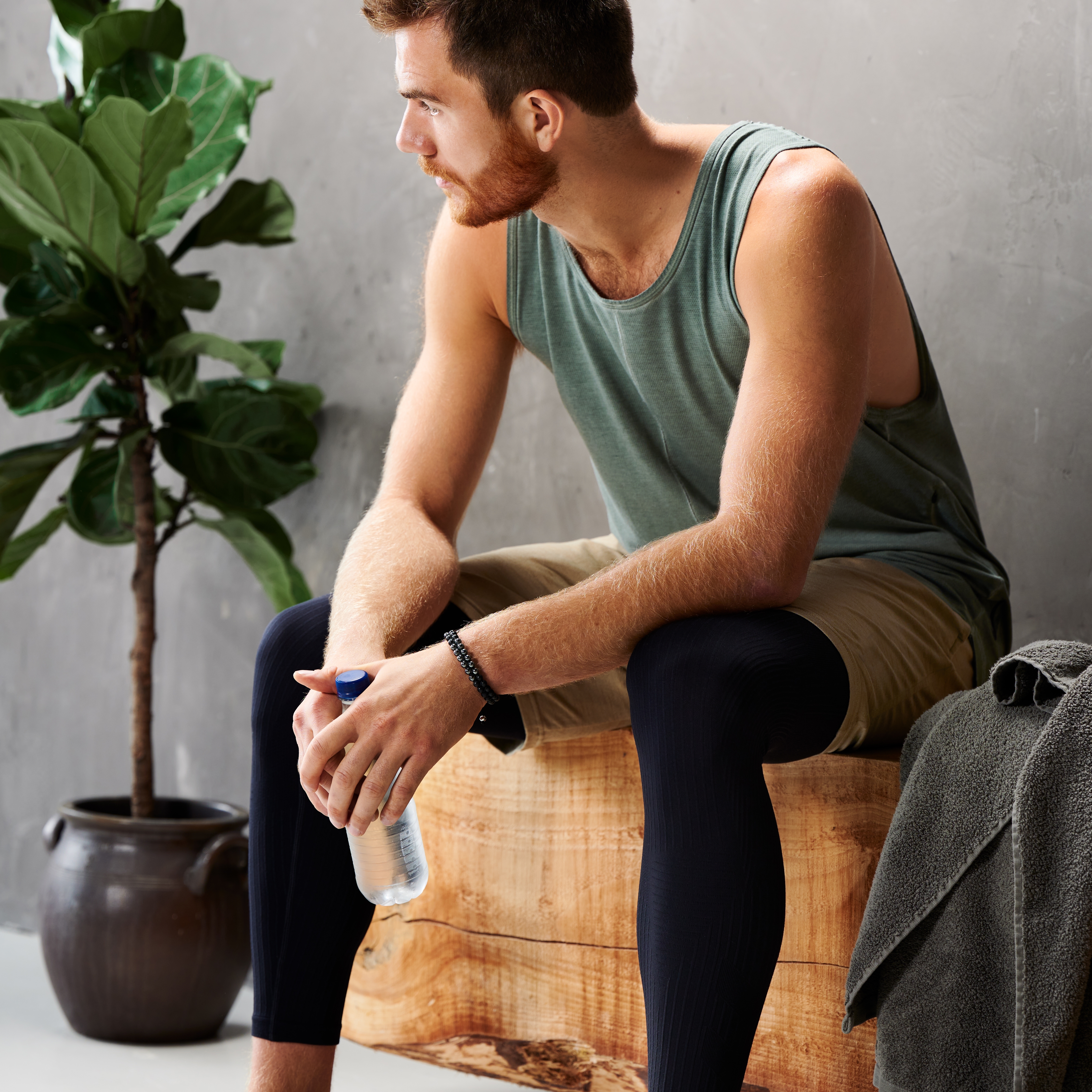 Brățară Sanatio dublă cu hematite și onix - 2