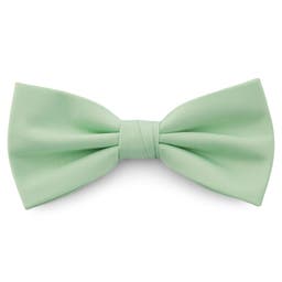 XL Mint Green Basic Pre-Tied Bow Tie