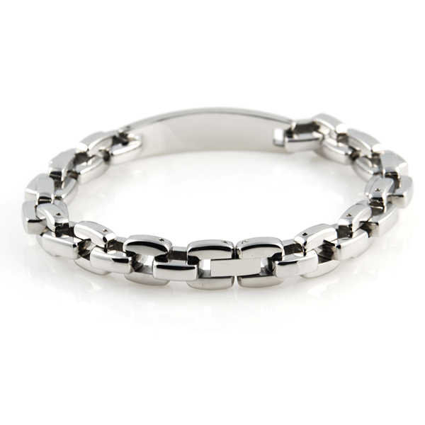 Blankt Klassisk Stålarmbånd - 3