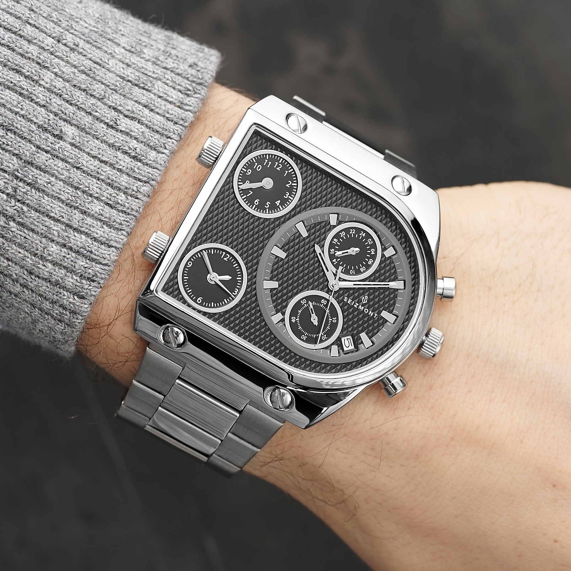 Silver-Tone Provectus Watch - 4