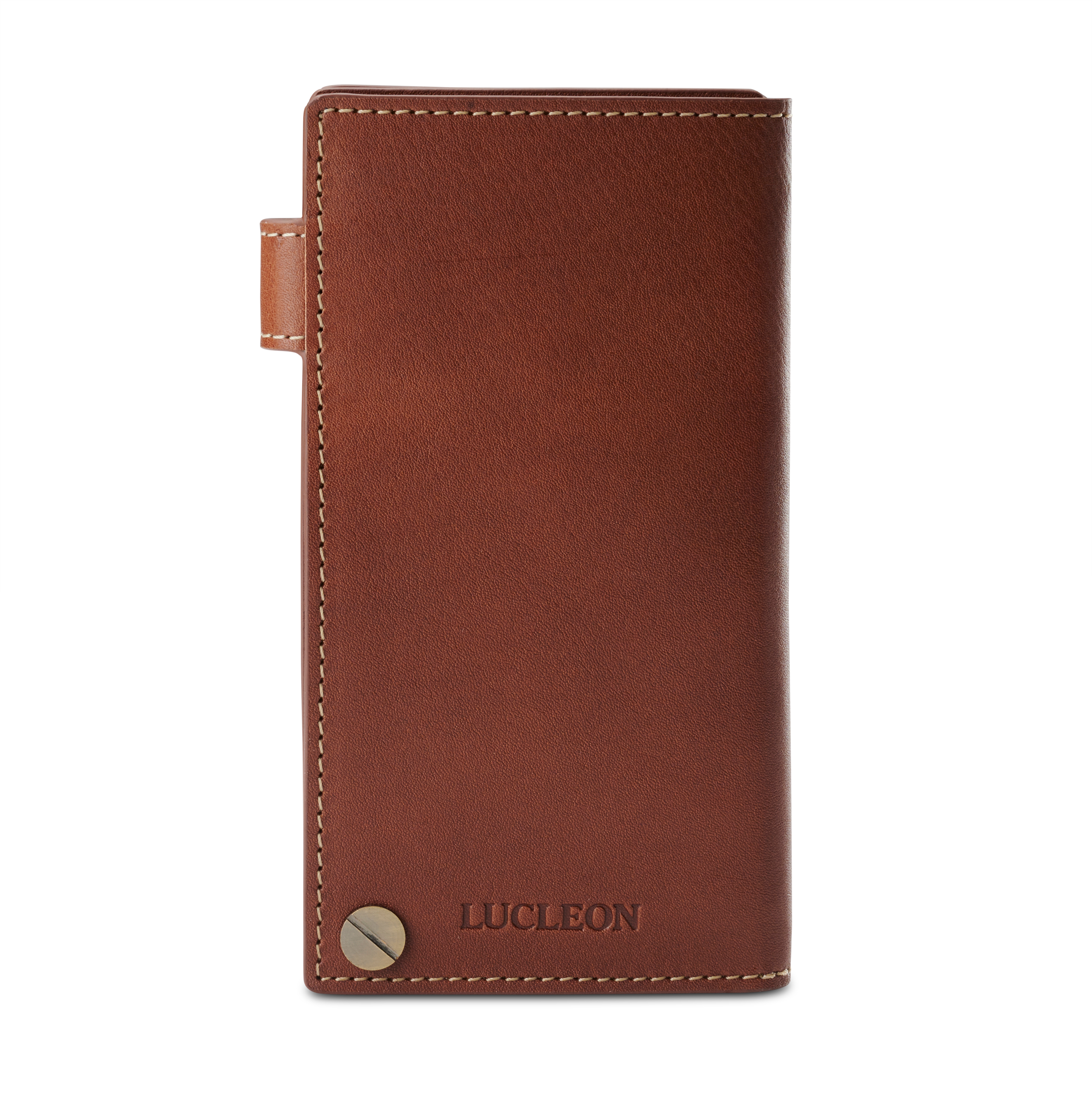 Portacarte Fletcher in pelle marrone chiaro - 3