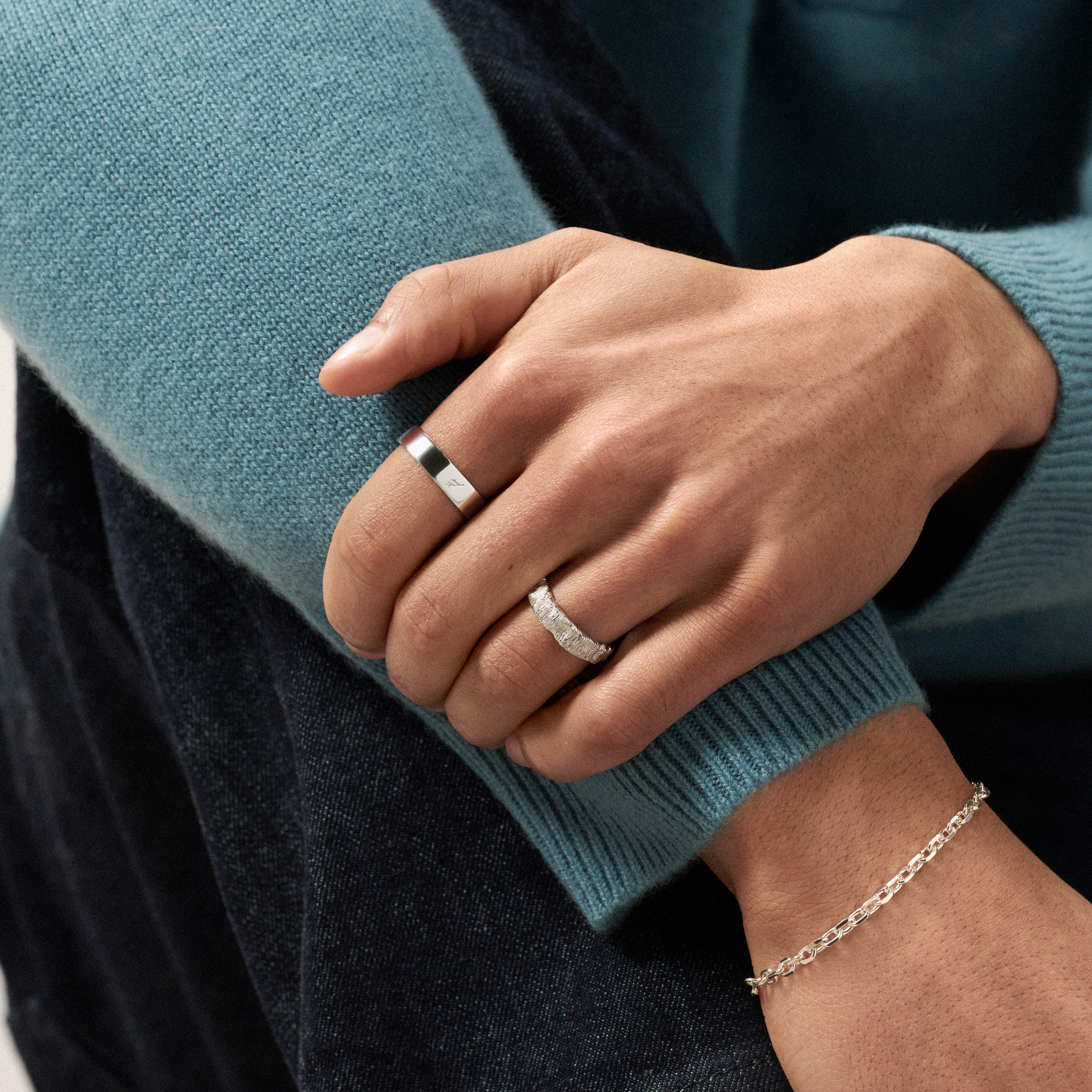 Adrian Klassischer Ring aus 925er Sterlingsilber - 2