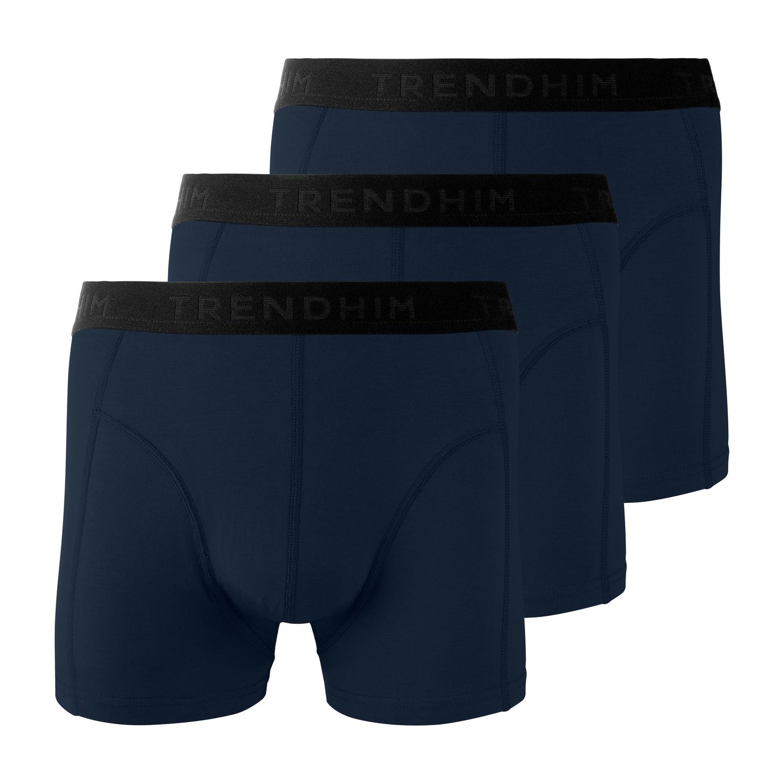 TrueFeel | Set de 3 boxeri din bumbac premium, albastru regal TrueFeel | Set de 3 boxeri din bumbac premium, albastru regal