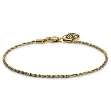 Essentials | 2 mm goldfarbenes Kabelketten-Armband Essentials | 2 mm goldfarbenes Kabelketten-Armband