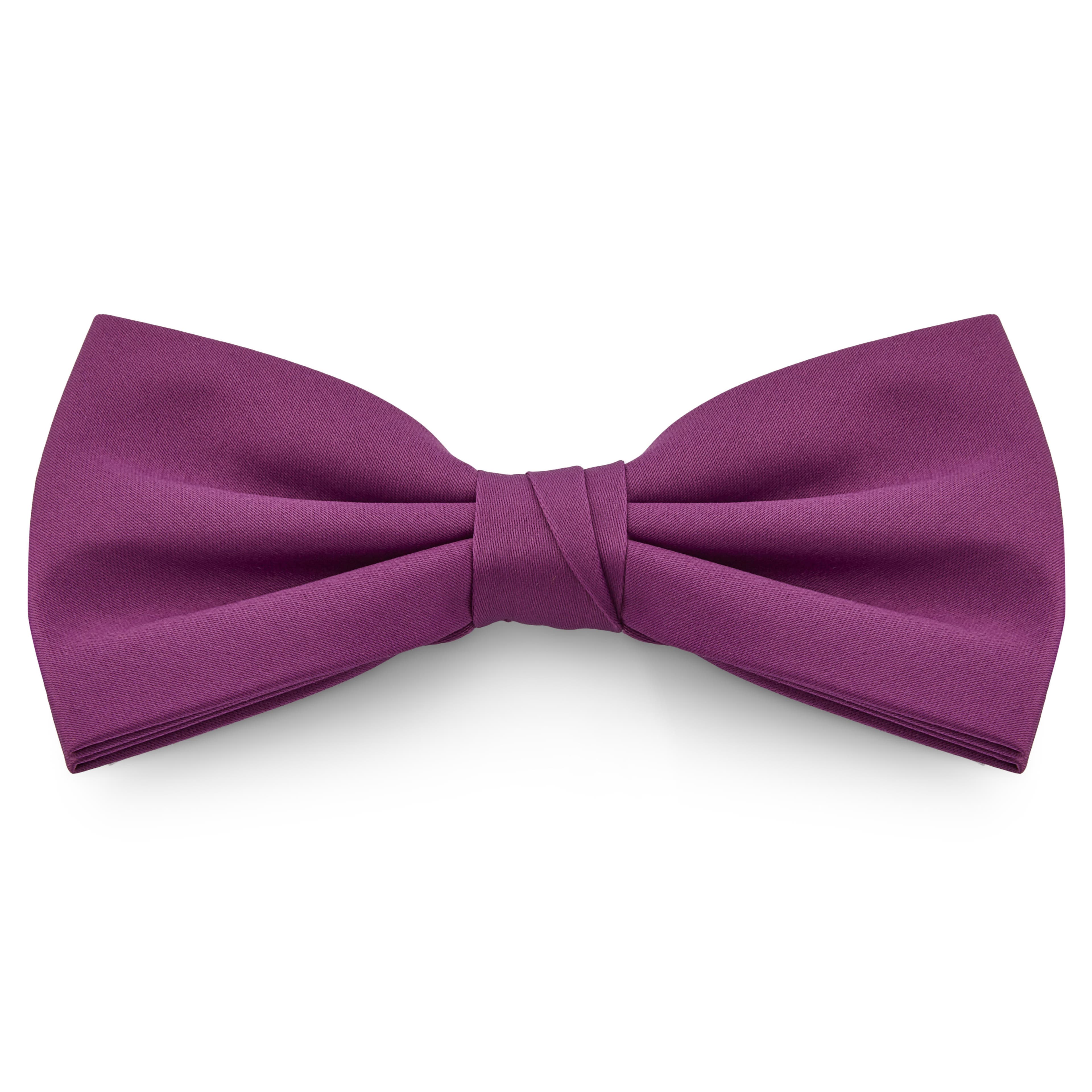 Dark Violet Basic Pre-Tied Bow Tie