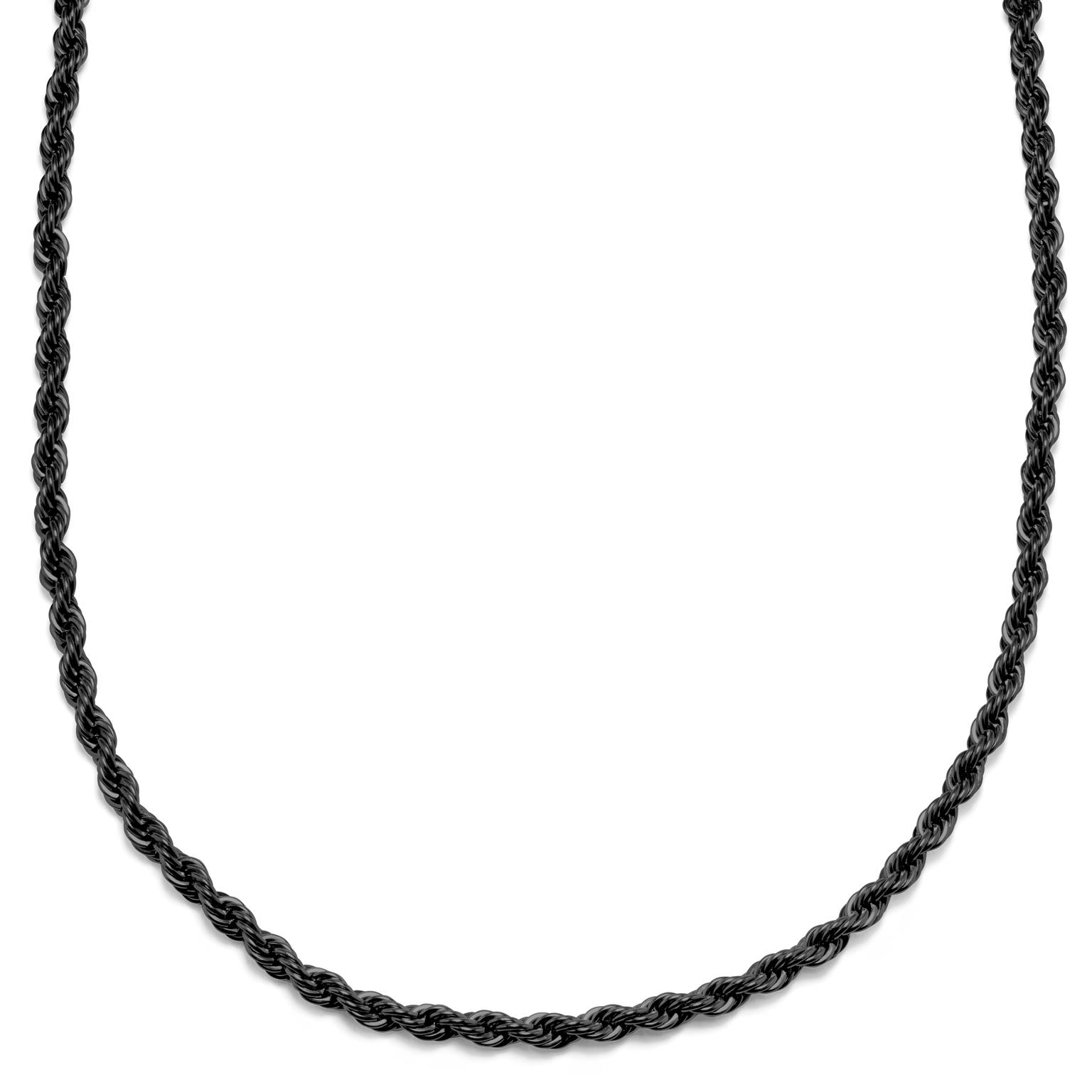 „Collin Amager“ tamsinto metalo 6 mm virvės tipo grandinėlė „Collin Amager“ tamsinto metalo 6 mm virvės tipo grandinėlė