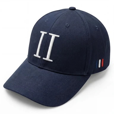 Les Deux | Semsket Baseballcap II i Mørk Marineblå Les Deux | Semsket Baseballcap II i Mørk Marineblå