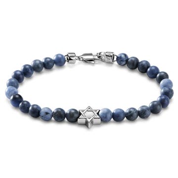 Unity | Zapestnica z lapis lazuli kroglicami širine 6 mm in Davidovo zvezdo Unity | Zapestnica z lapis lazuli kroglicami širine 6 mm in Davidovo zvezdo