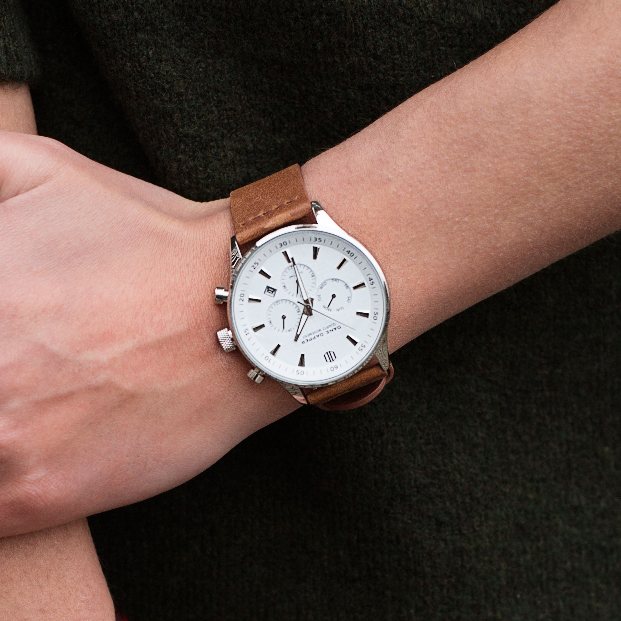 White & Silver Troika Watch - 5