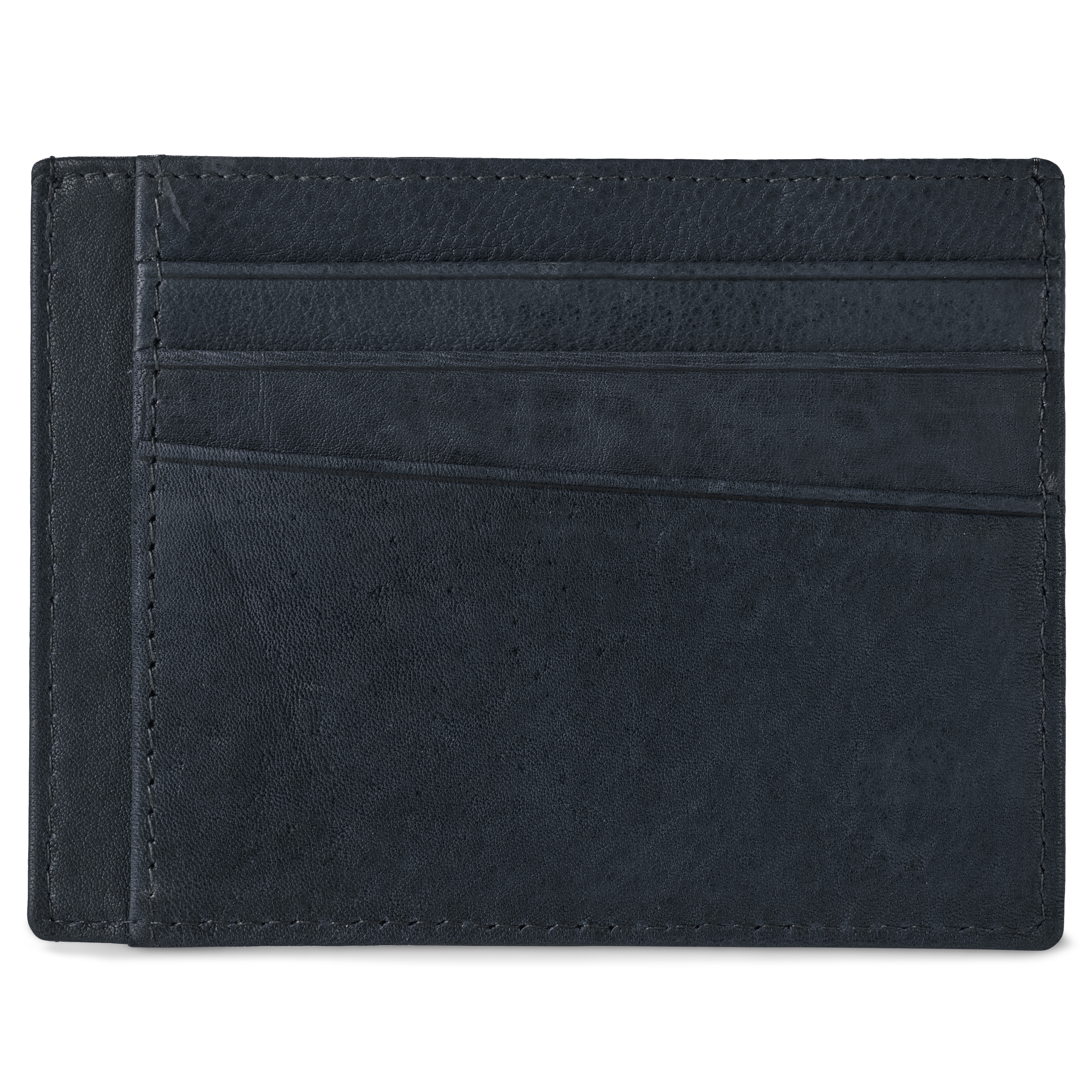 Montreal | Mini Navy Blue RFID Leather Card Holder - 1