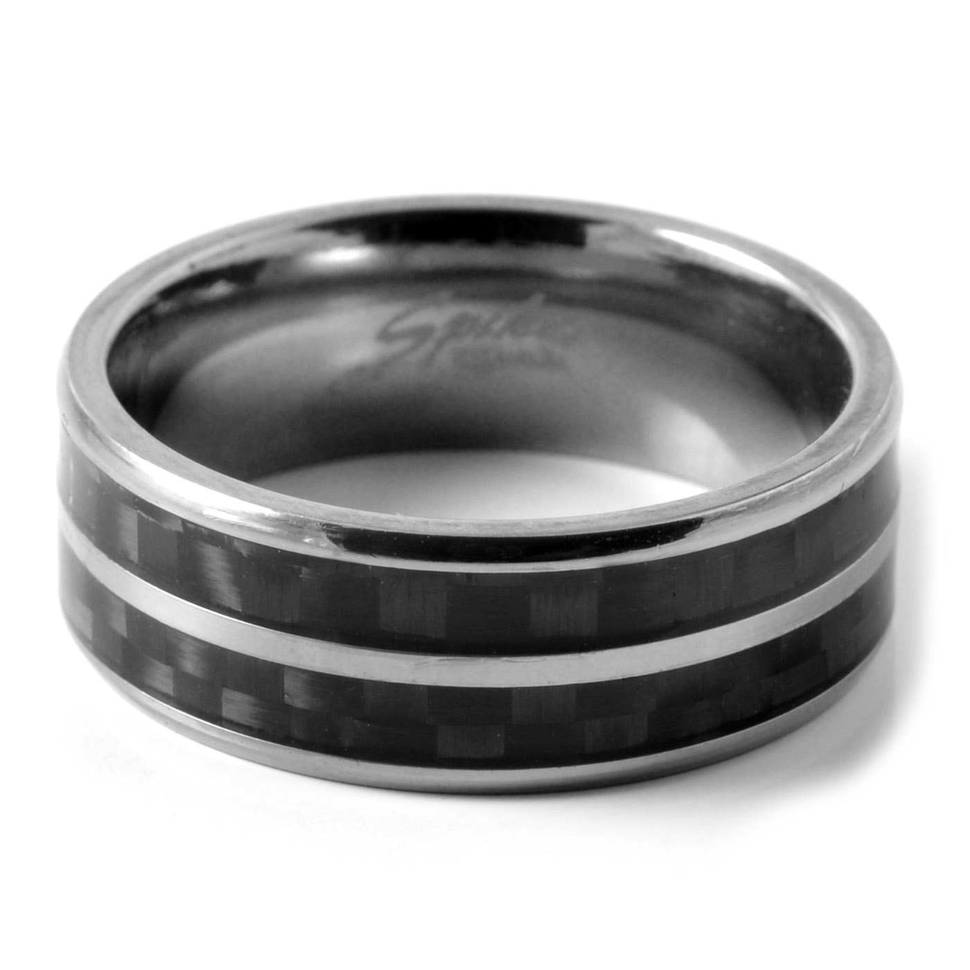 Raidallinen titaani-hiilikuitusormus - 2