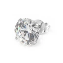 Lucid | 925 sterlingsølv 8 mm rund zirkonia-øredobb Lucid | 925 sterlingsølv 8 mm rund zirkonia-øredobb