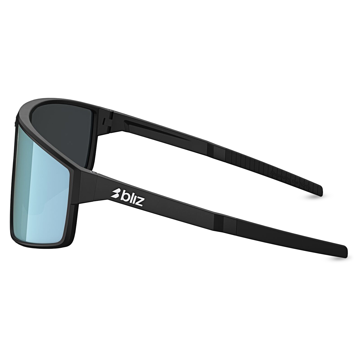 Melnas & gaiši zilas piegulošas saulesbrilles | Bliz 0ZB7016 - 4