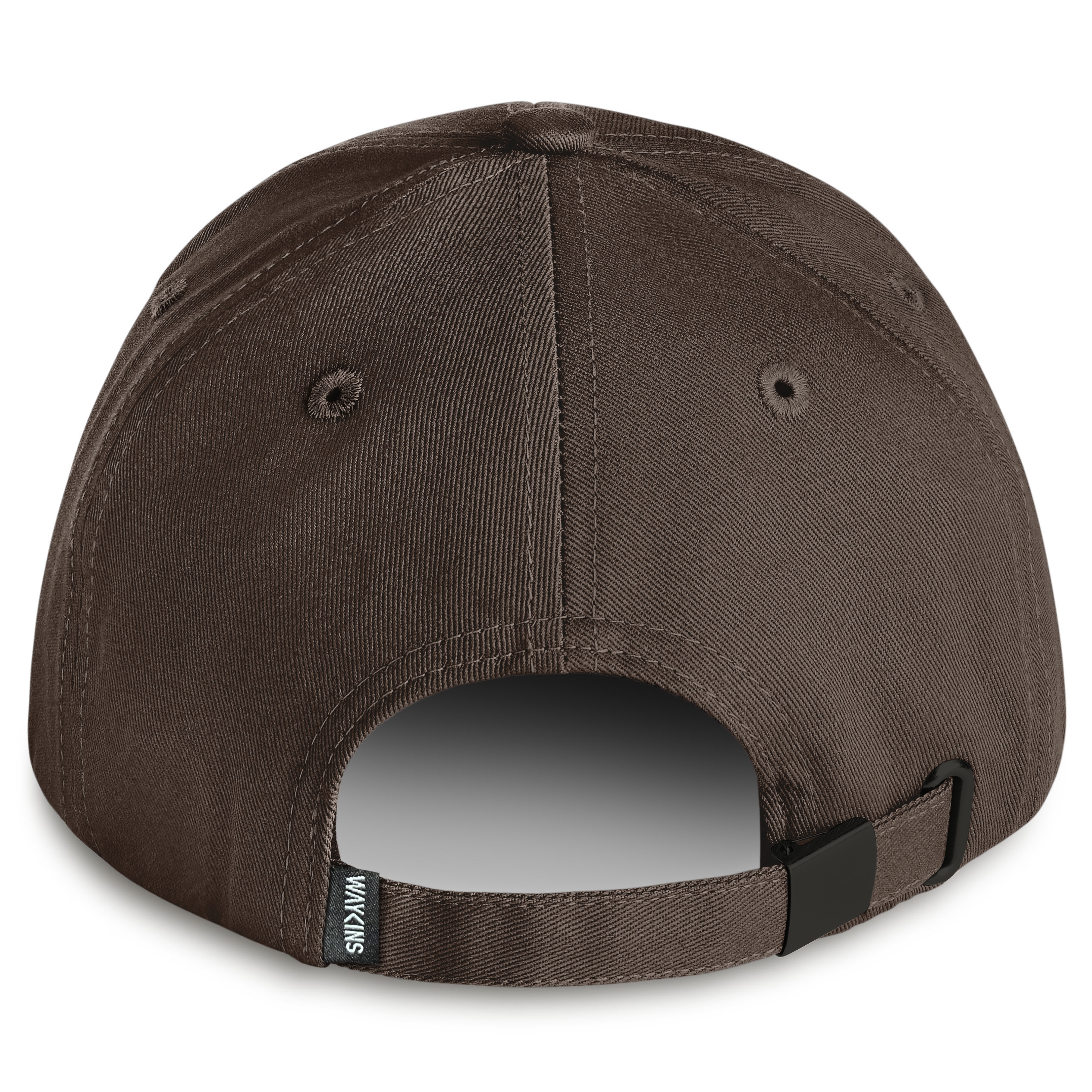 Waykins | Braune Baumwoll-Cape mit fester Front - 2