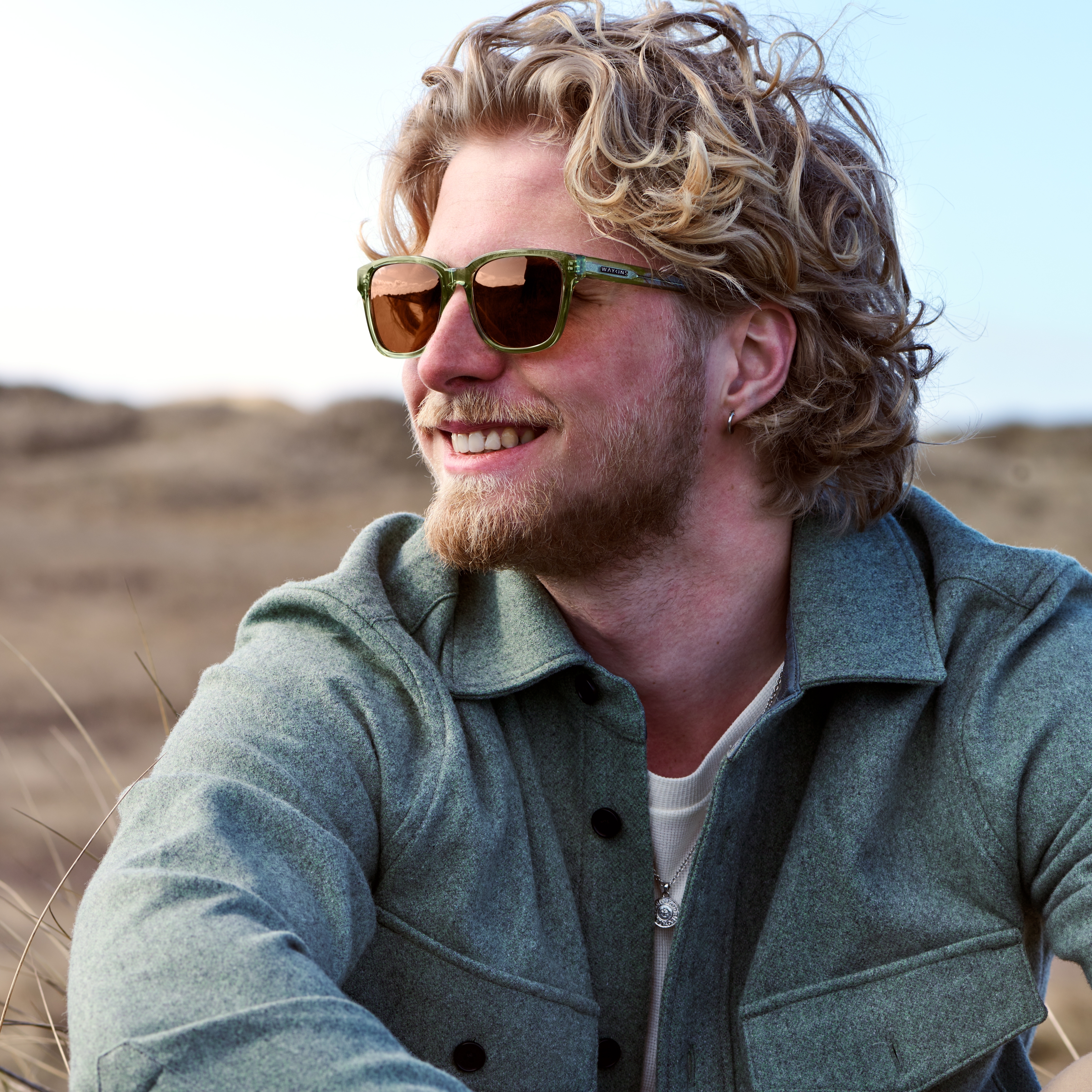 Wilmer Thea Groen & Bruine Gepolariseerde Zonnebril - 2