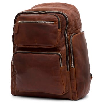 Montreal Tan Leather Backpack