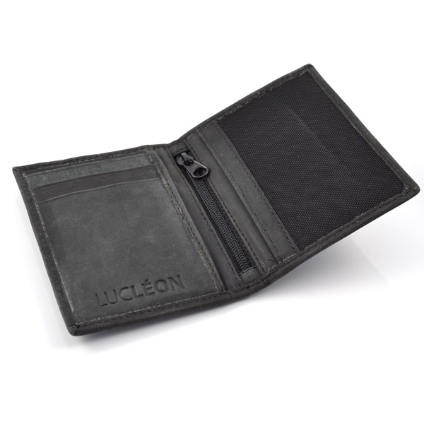 LUCLÉON - Black Medium Wallet - 2