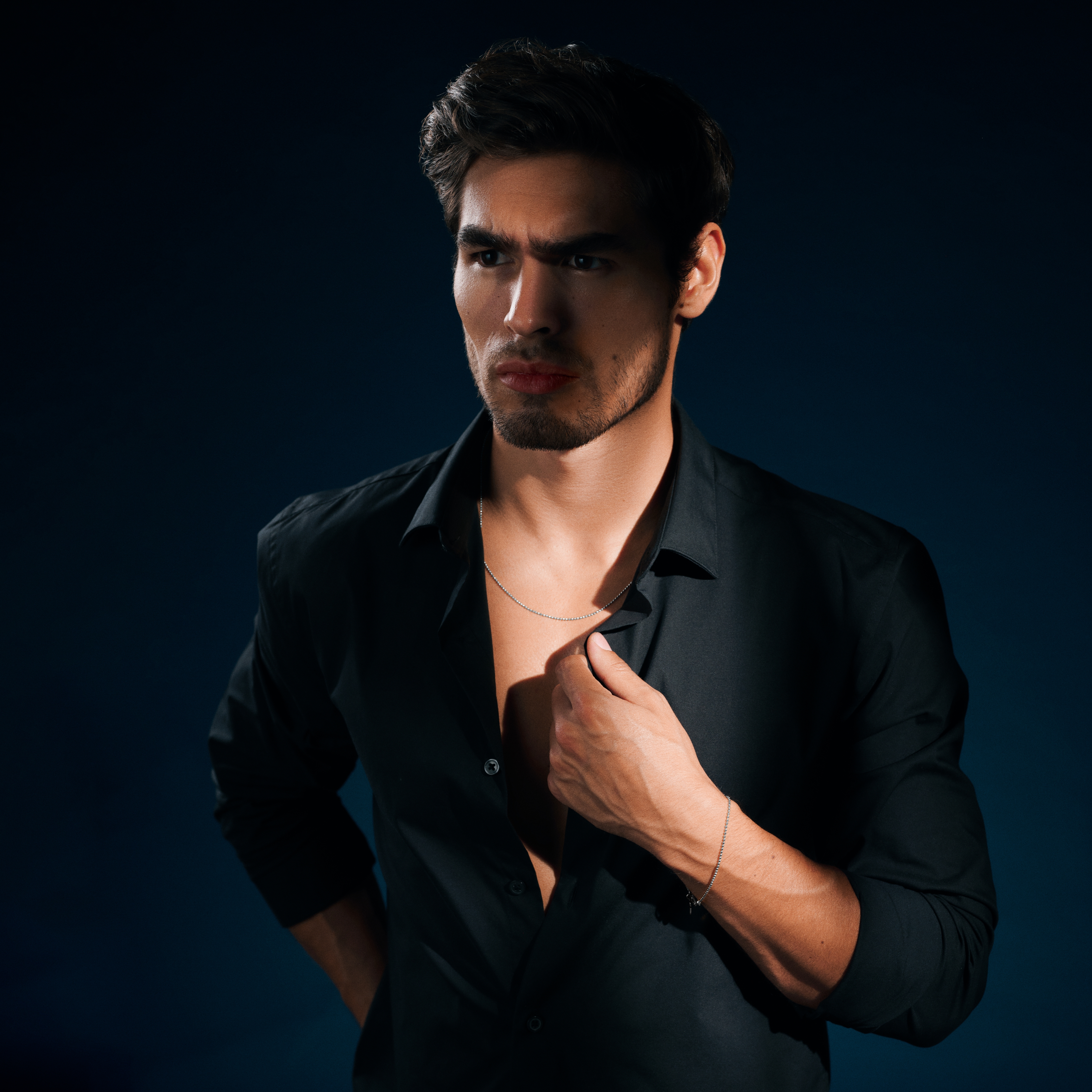 Essentials | Сребристо колие от верижка с топчета 1,6 мм - 2