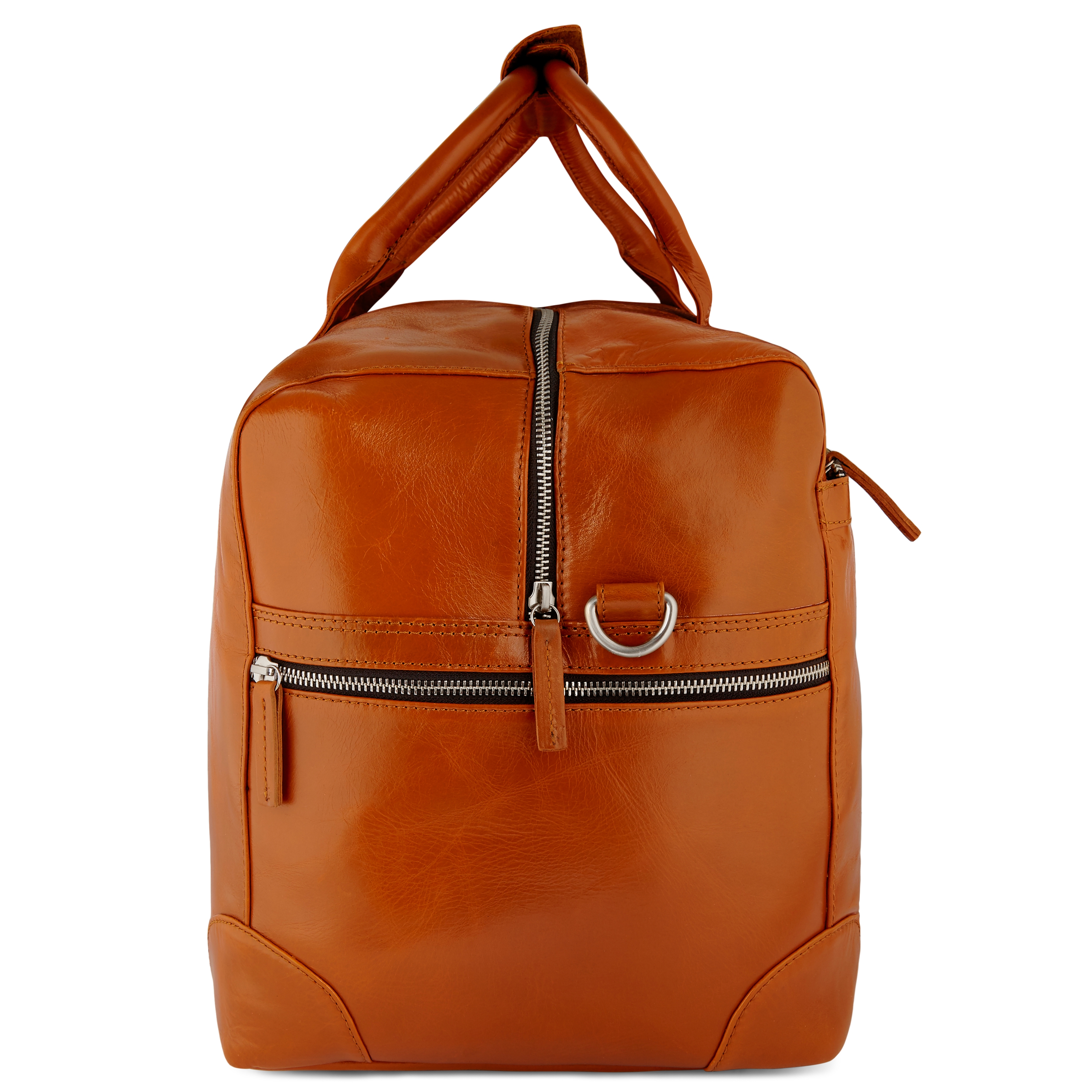 Tankleurige Jasper Leren Weekentas - 4