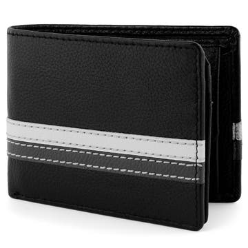 Skórzany czarny portfel RFID Larry