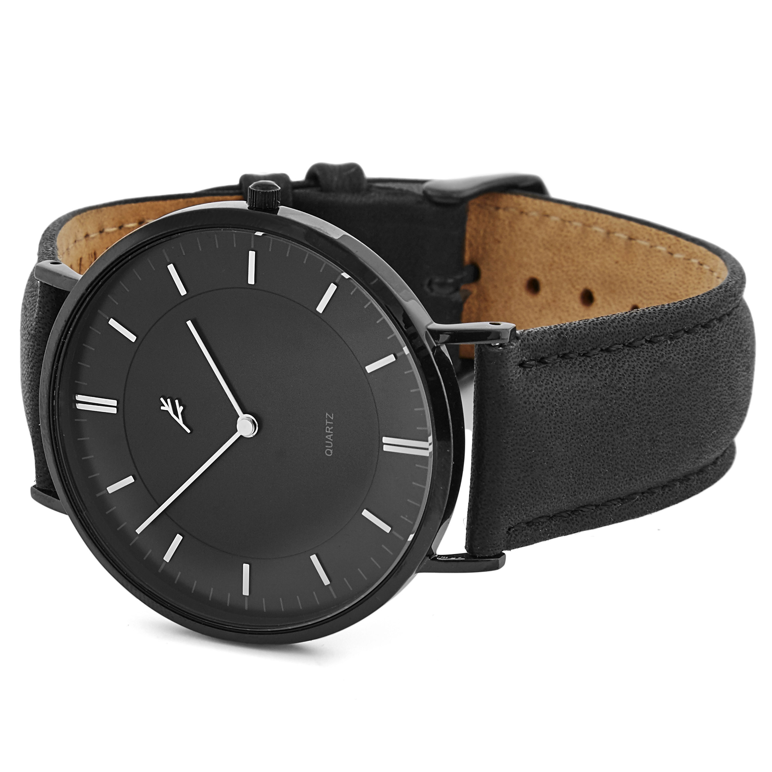 Reloj Nivil negro y plata - 3