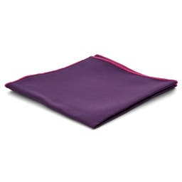 Pochette de costume classique violet foncé