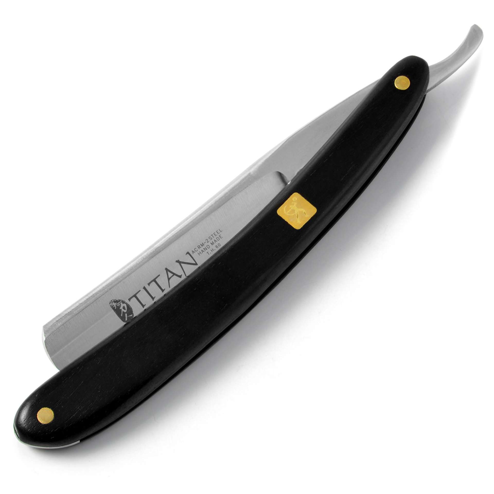 Mahogany & Gold-Tone Straight Razor 13/16
