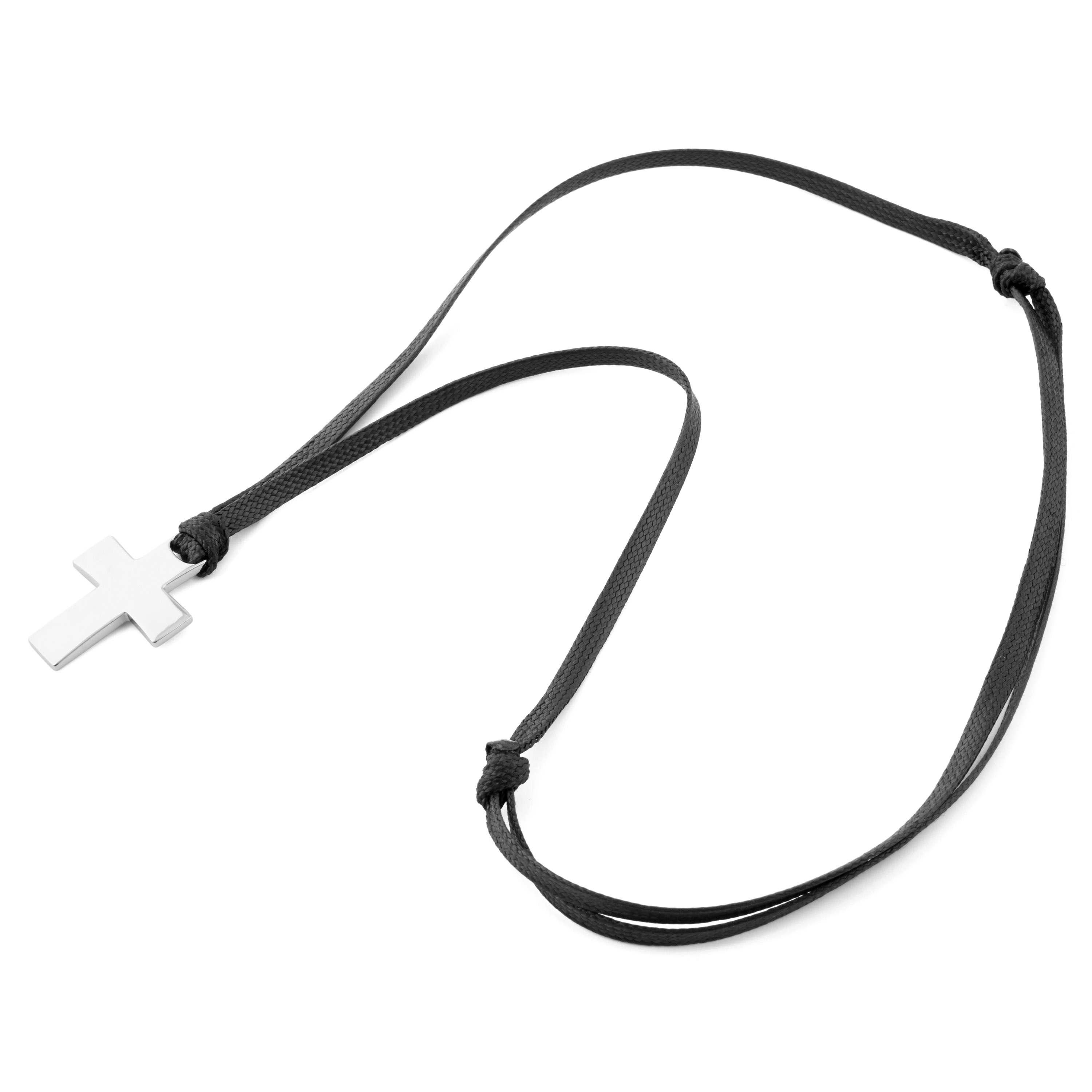 Klassische 925er Silber Kreuzkette - 5